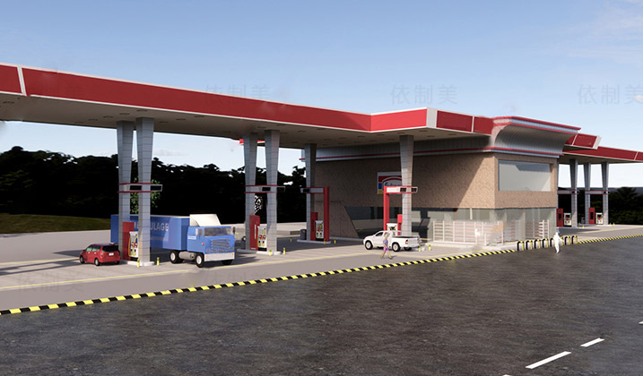 80 MODEL CỬA HÀNG XĂNG DẦU